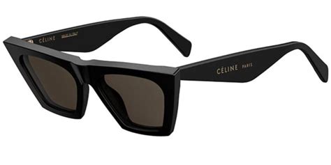 celine edge sunglasses cl41468 s 807ir|Celine CL41468/S 807/IR Sunglasses in Black.